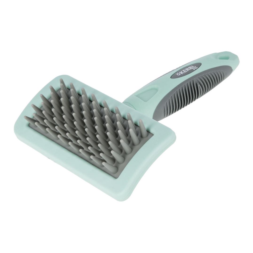 Kerbl Pet Massagebürste Mint/Grau