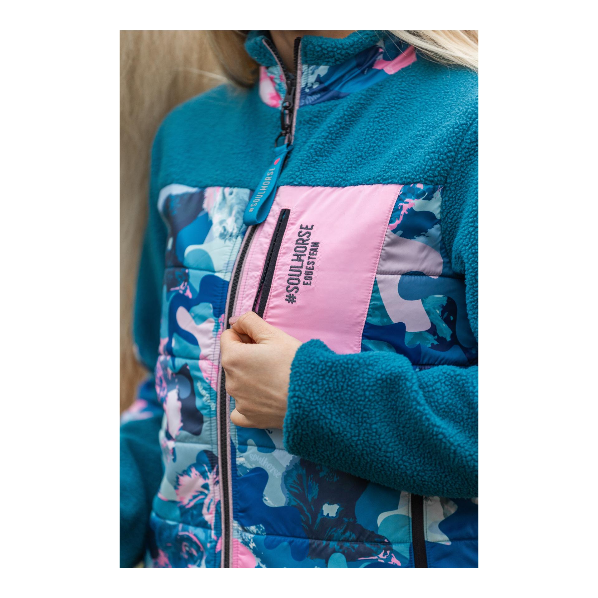 Soulhorse Teddyfleece Mix Jacke "Crazy Connection"