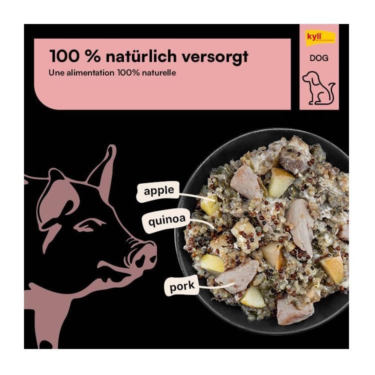 Kyli Menu complet porc avec quinoa et pomme