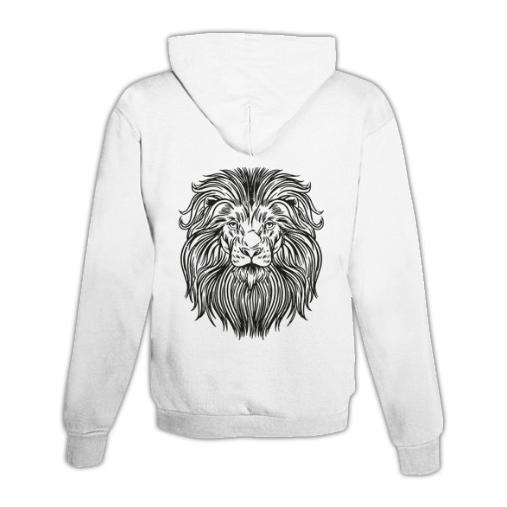 Hoodie mit Zipper Löwe Unisex
