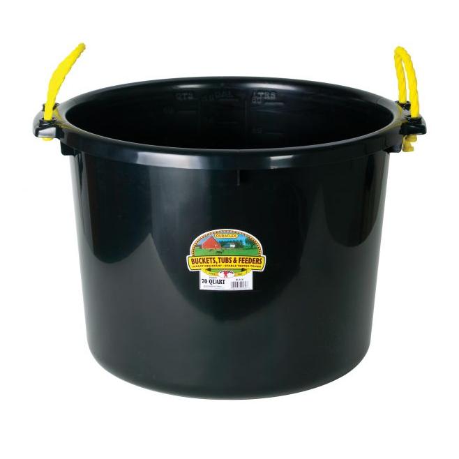 Little Giant DuraFlex Wasser- und Futtertrog - schwarz