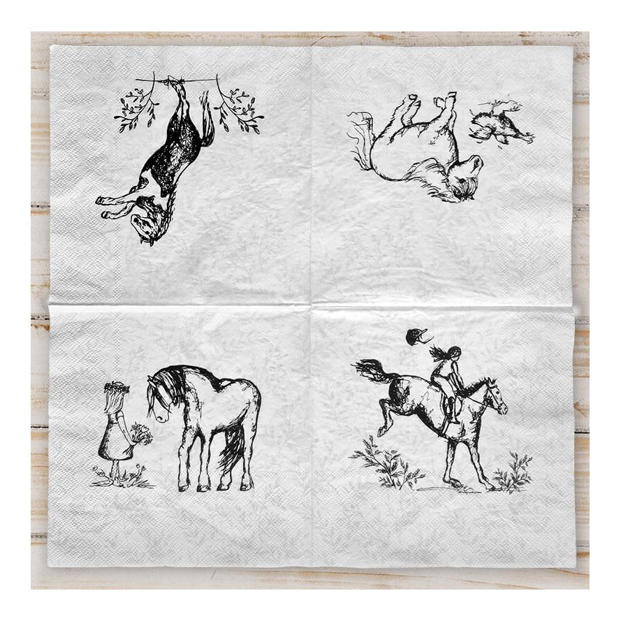 Soulhorse Servietten "Country Love"