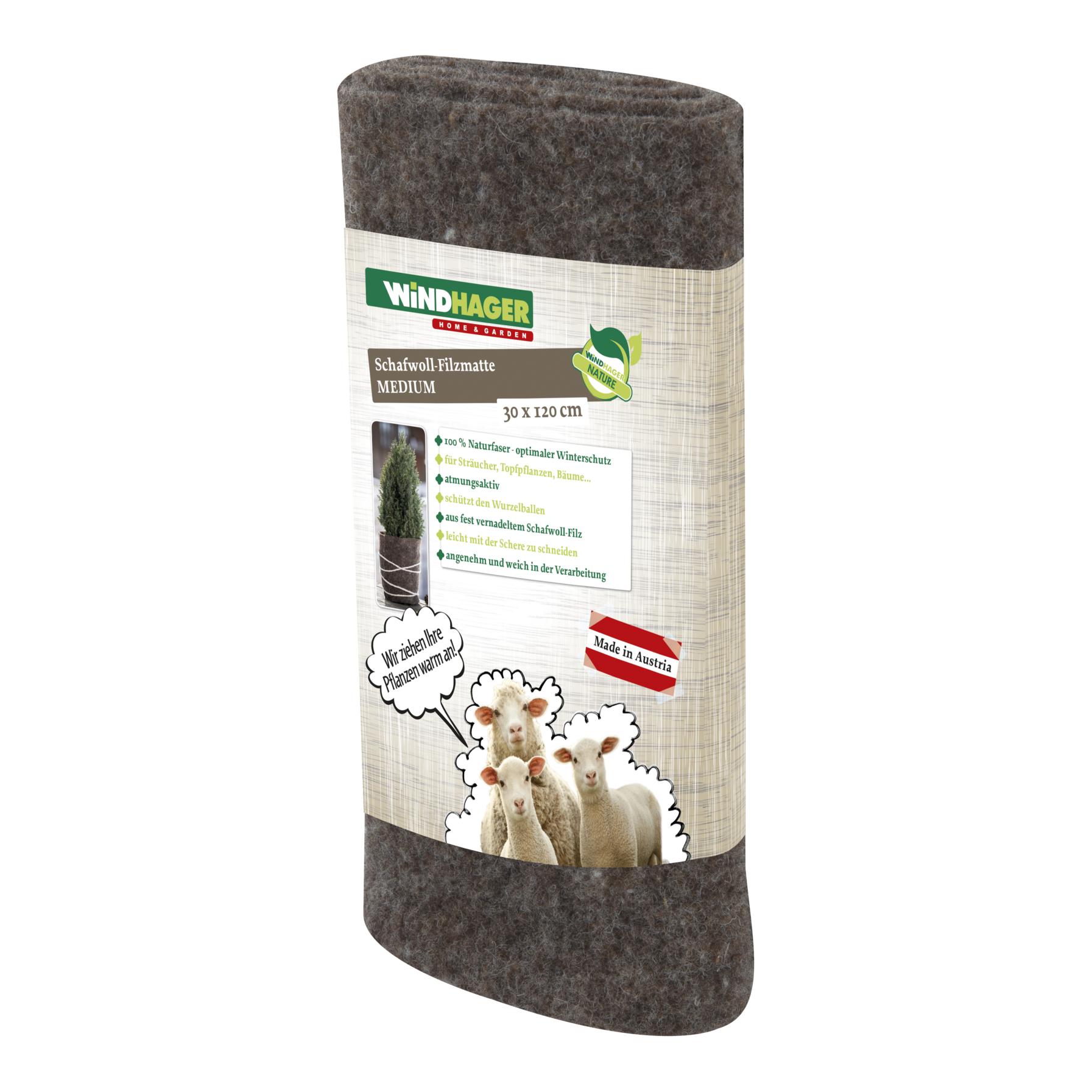Windhager Schafwoll-Filzmatte MEDIUM Greenline