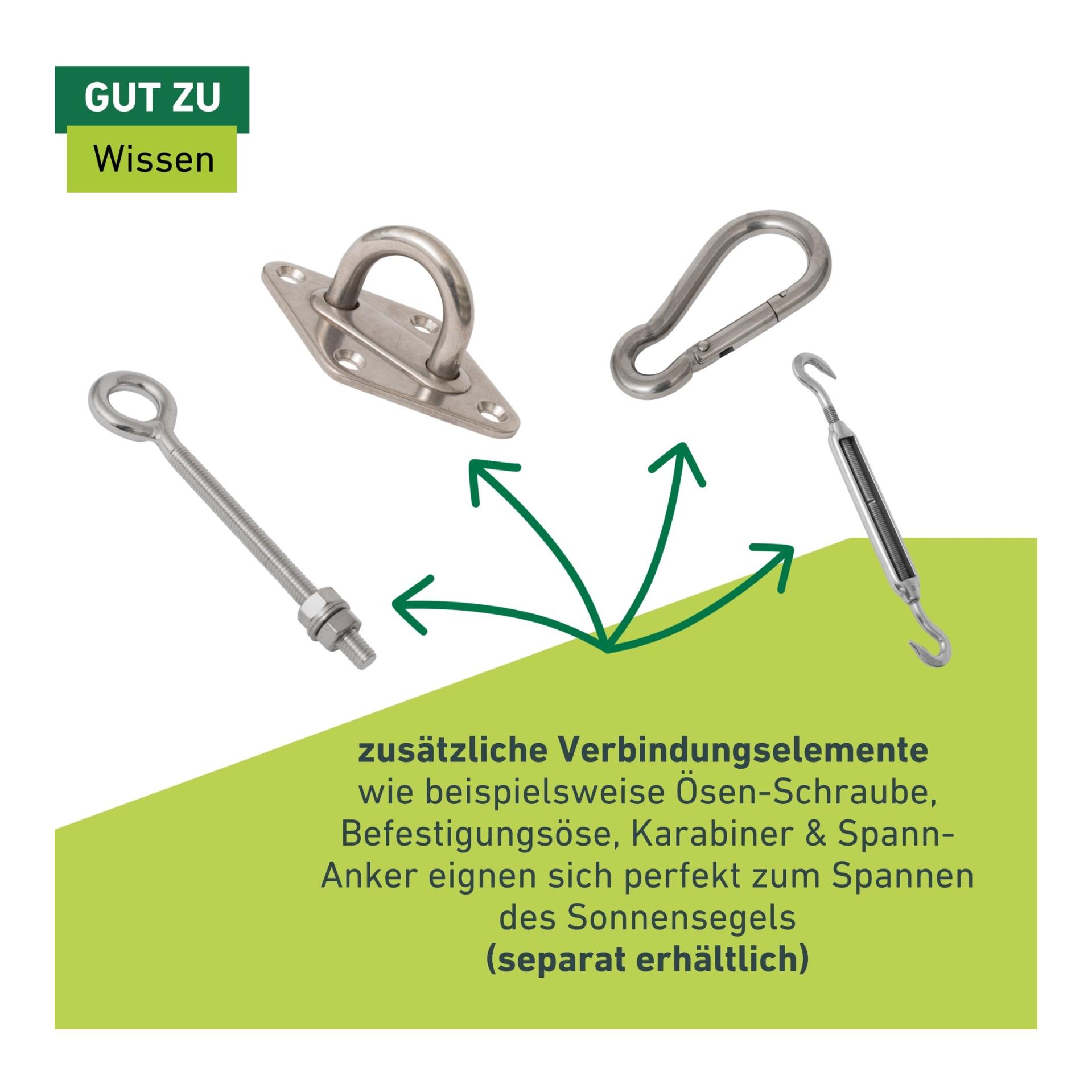 Windhager Seilzug-Set für Sonnensegel