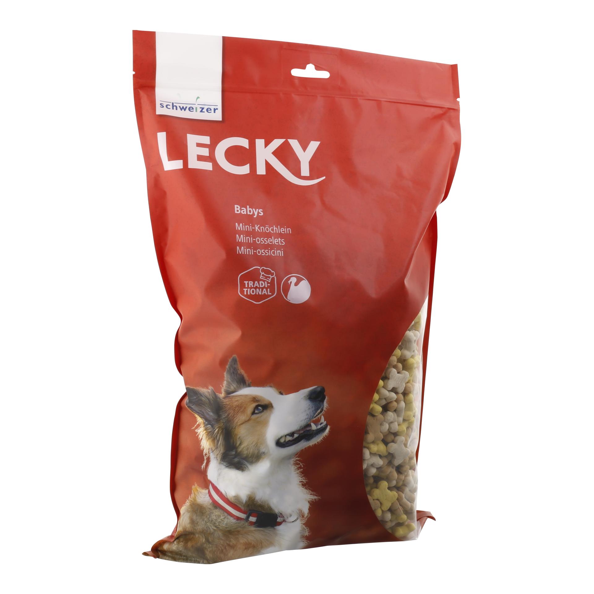 LECKY Friandises pour chien Babys en forme de petits os