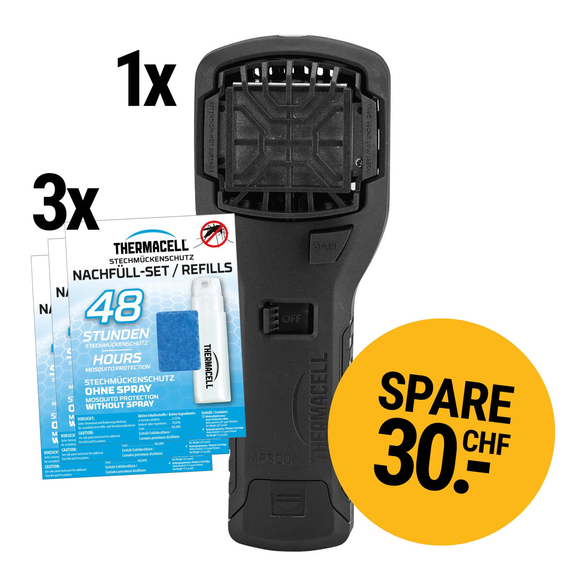 Thermacell Set: Protect MR300 +recharges 120+hr
