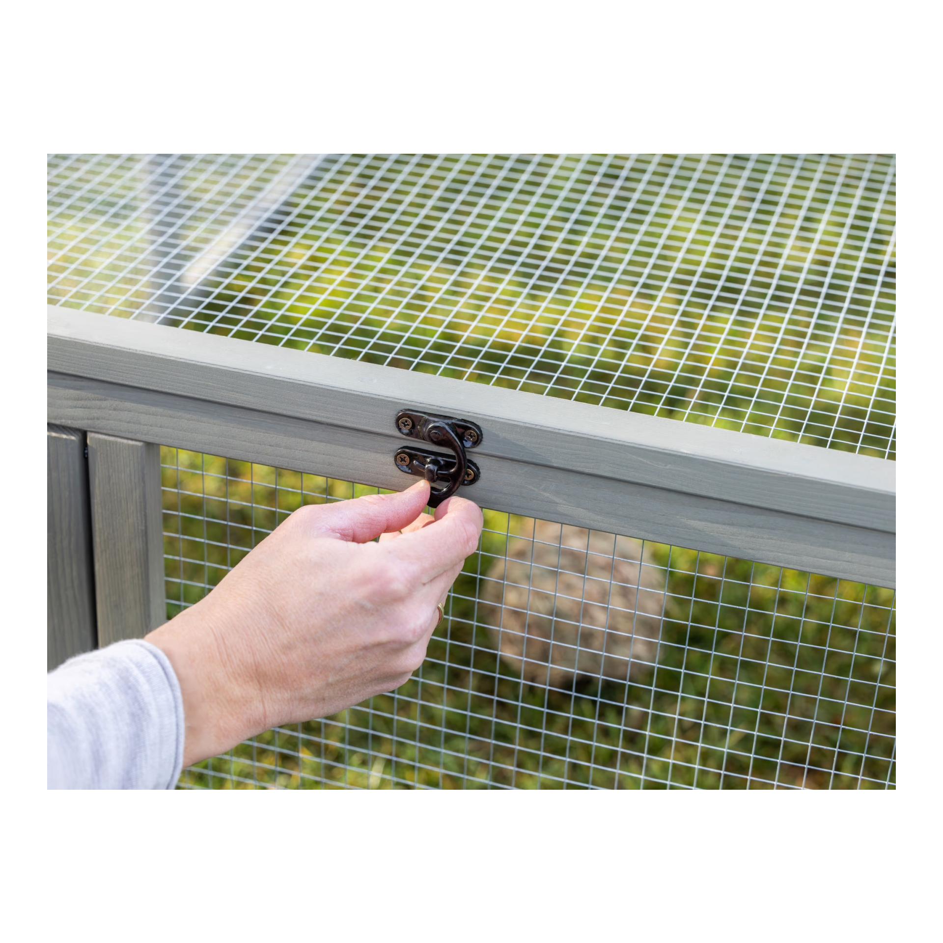 Kerbl Pet Freilaufgehege Luna mit integriertem Unterschlupfhaus