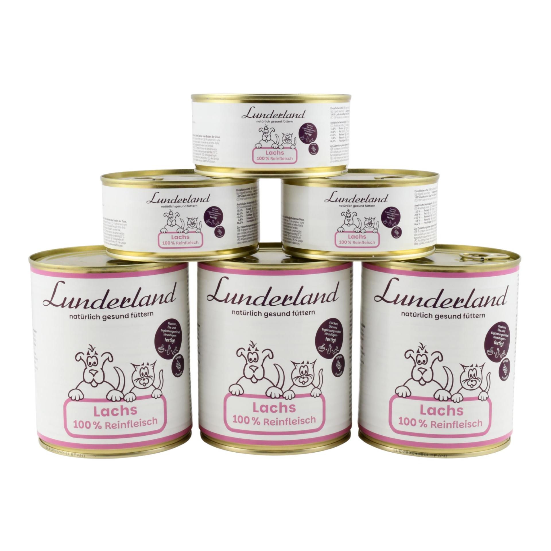 Lunderland Boîte de viande pure saumon