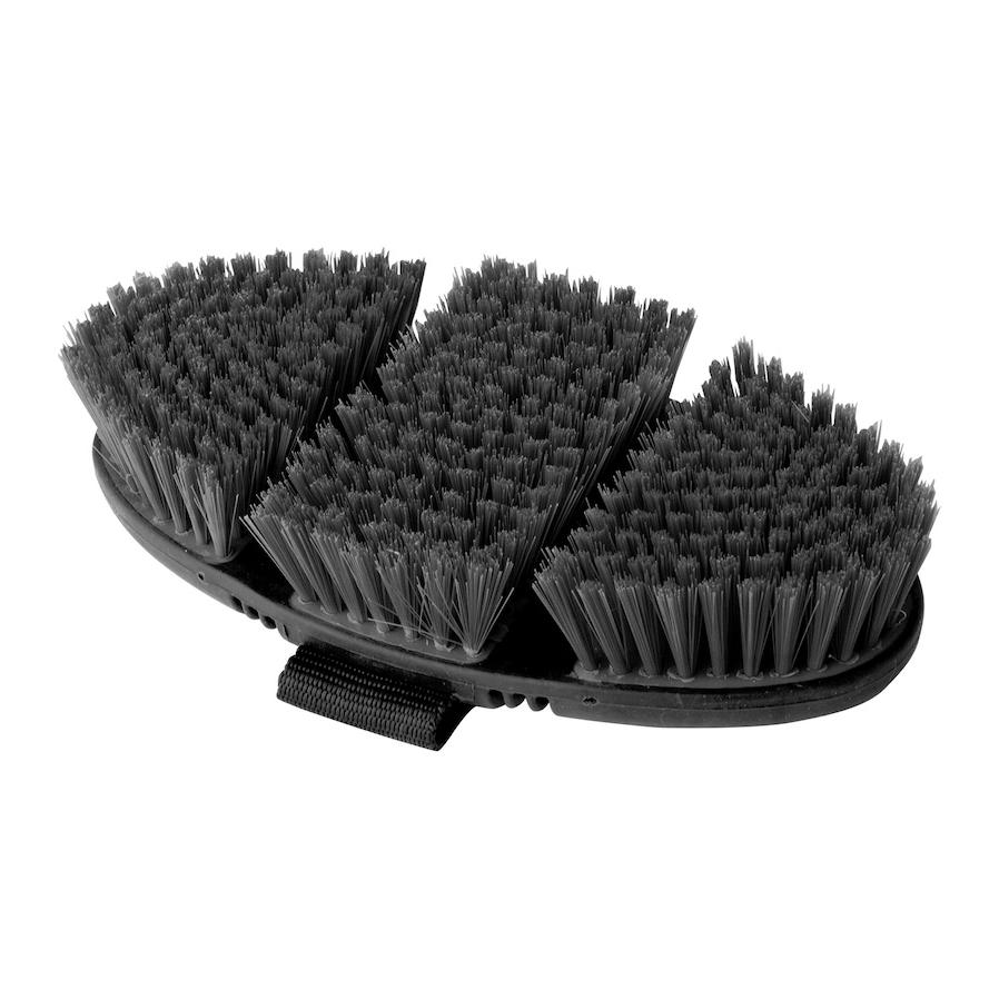 Waldhausen Kardätsche Flex weich - schwarz/grau