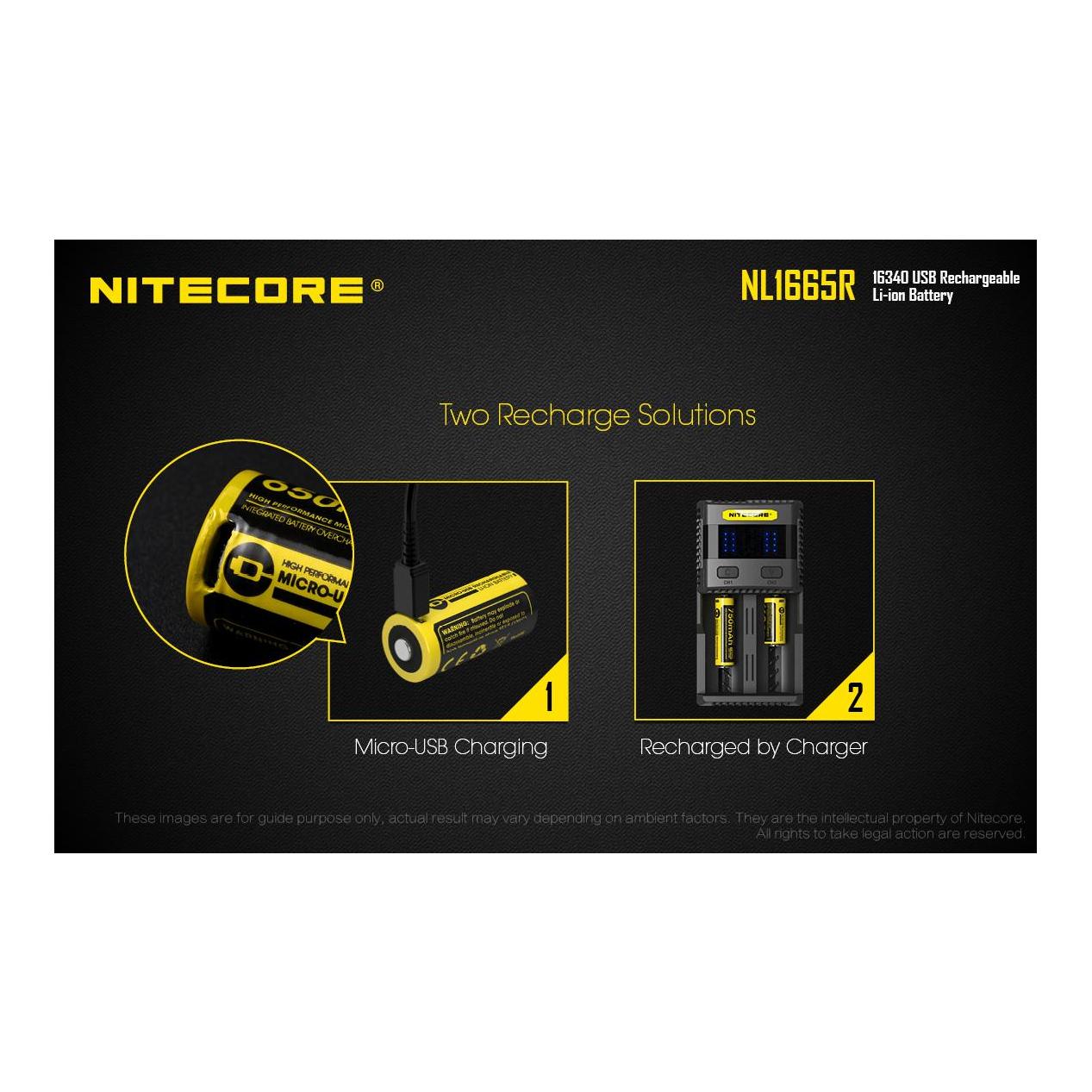 16340 USB Akk 650mAh NL1665R