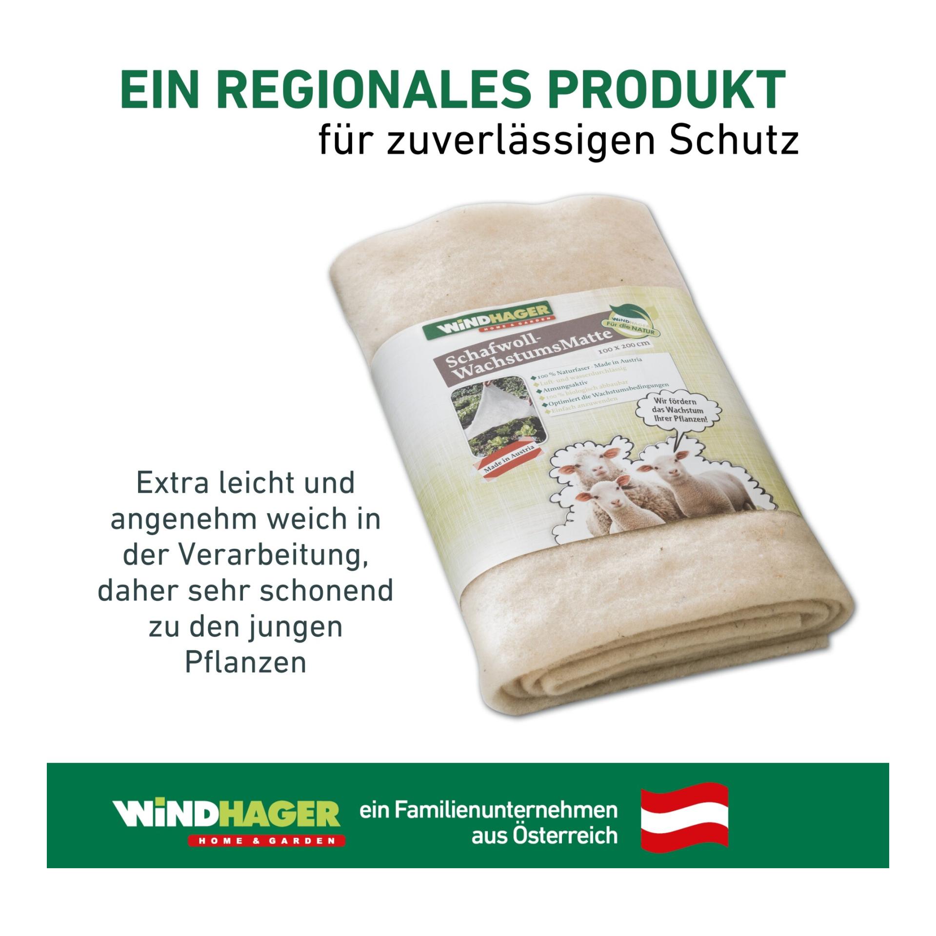 Windhager Schafwoll-Wachstumsmatte Greenline