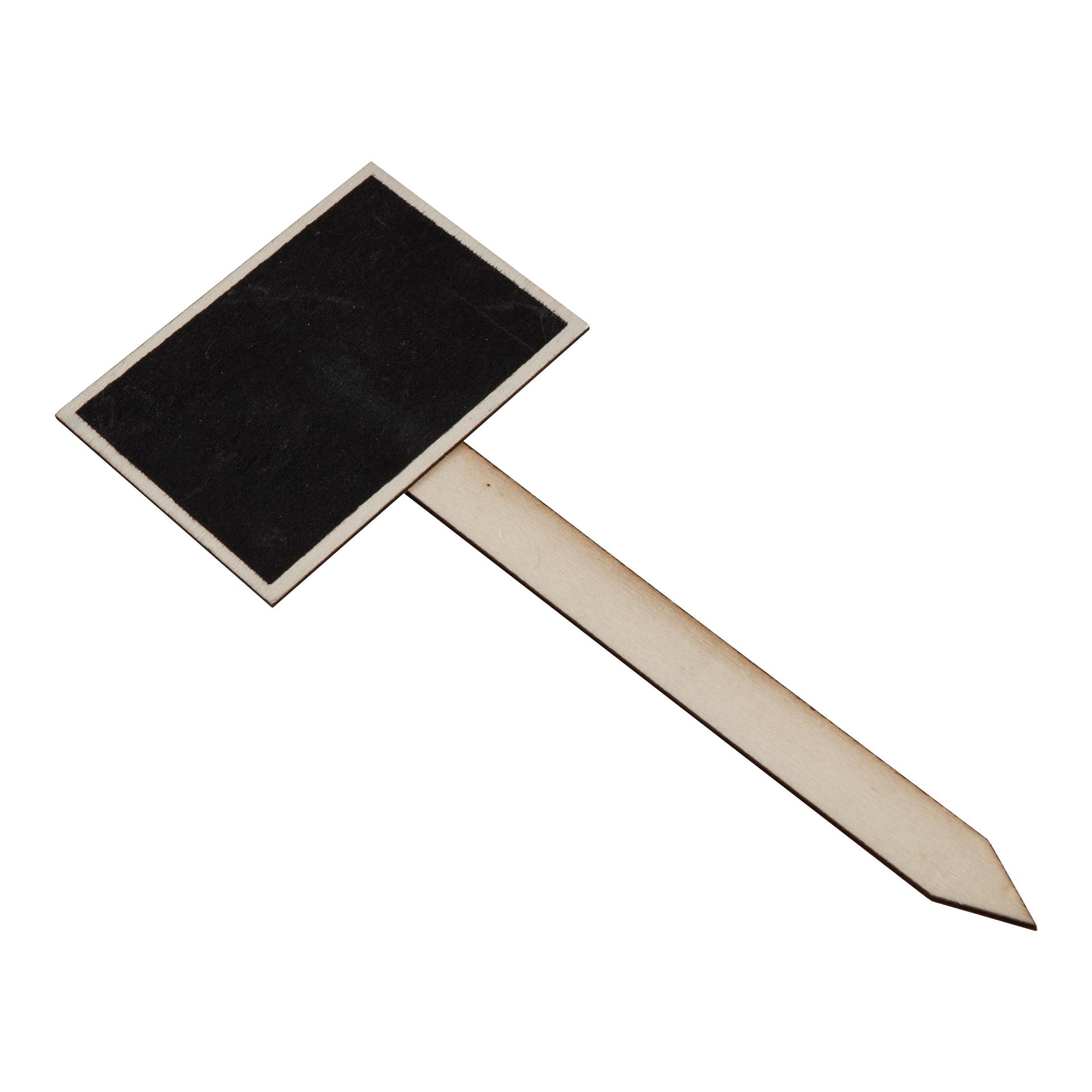 Windhager Stecketiketten Kreidetafel Schwarz