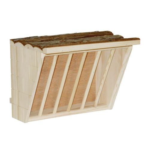Kerbl Pet Heuraufe XL nature Holz