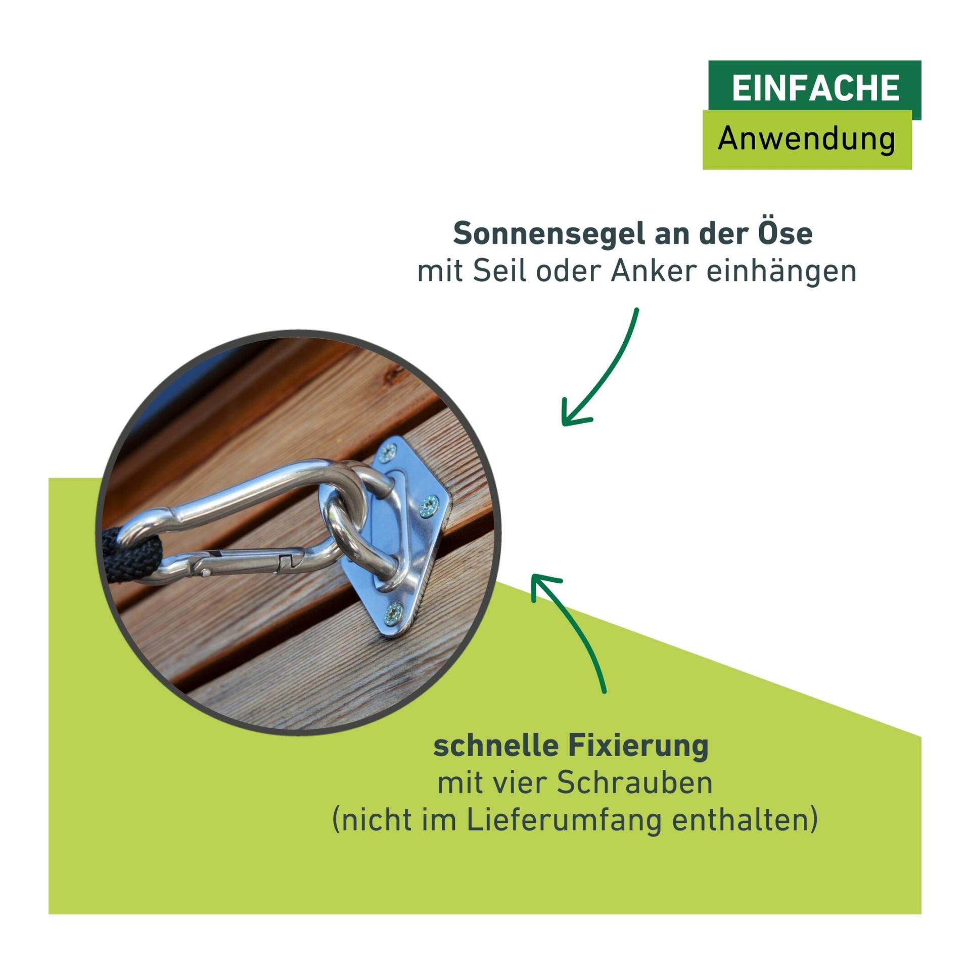 Windhager Halte-Öse, Edelstahl