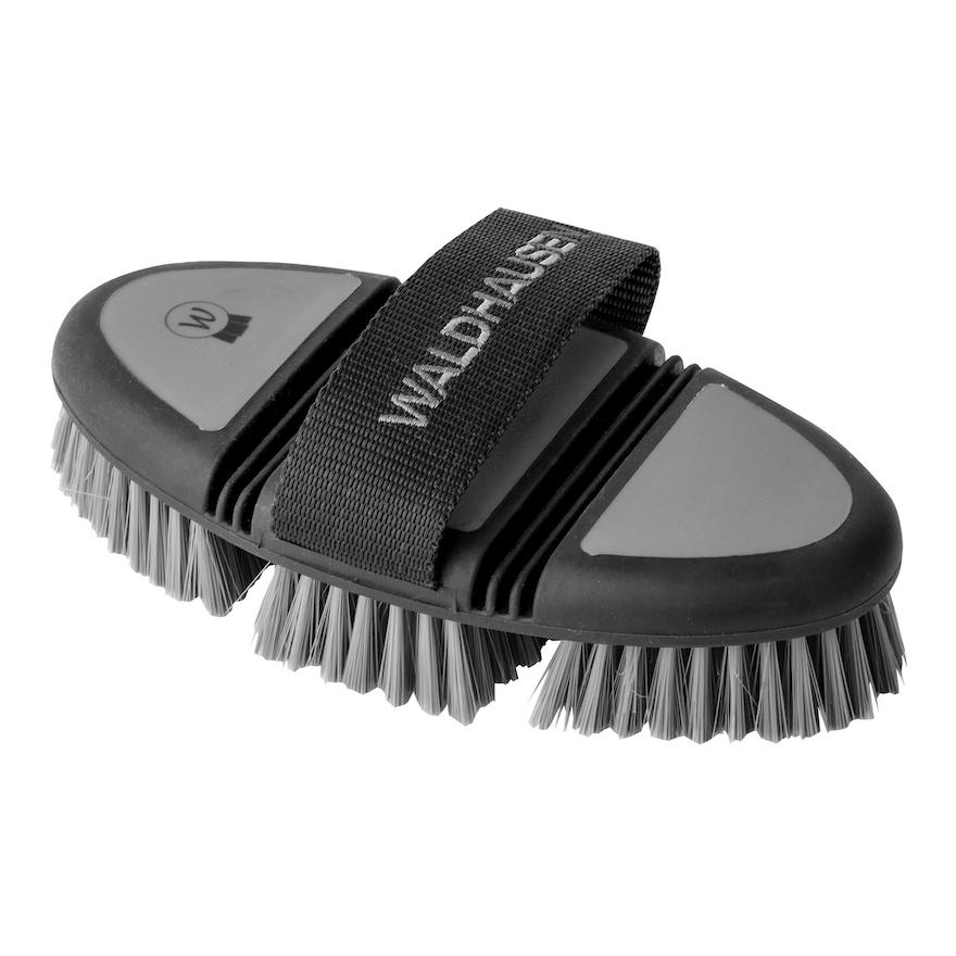Waldhausen Kardätsche Flex weich - schwarz/grau