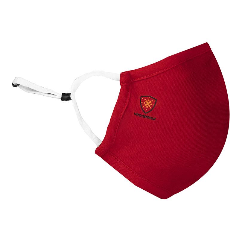Masque textile ajustable HEIQ Viroblock® Flexi - rouge