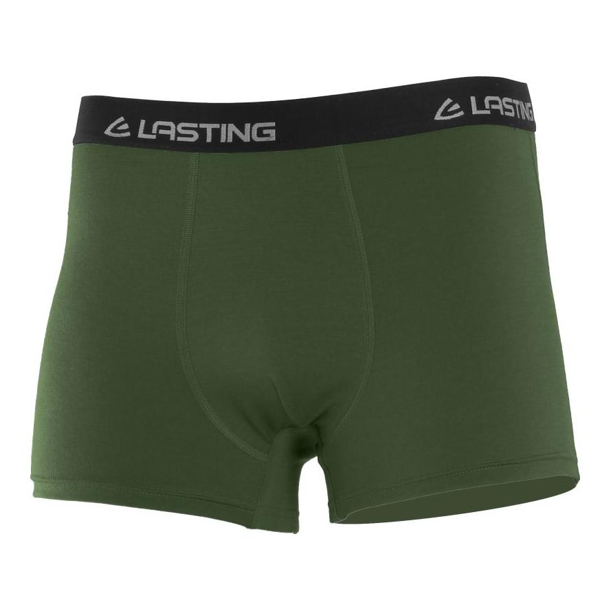 Lasting NORO Merinowolle Boxer-Shorts, 160gr - olive