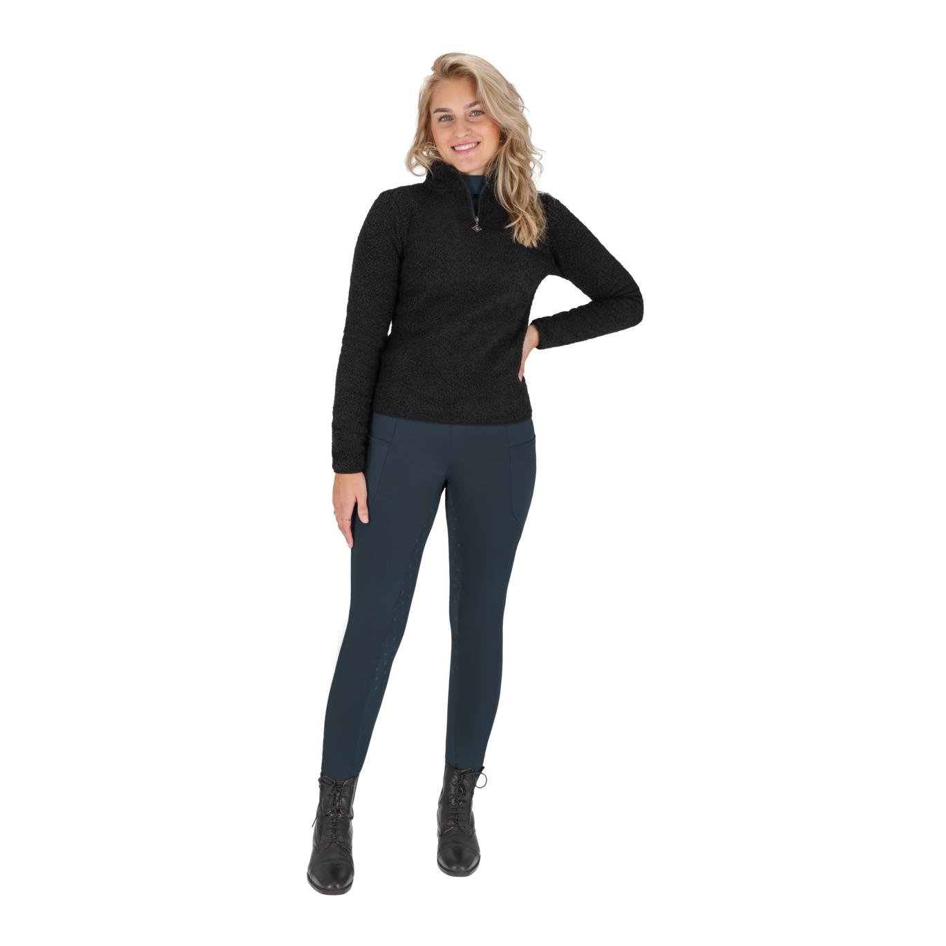 QHP Pullover mit halbem Reissverschluss Teddie