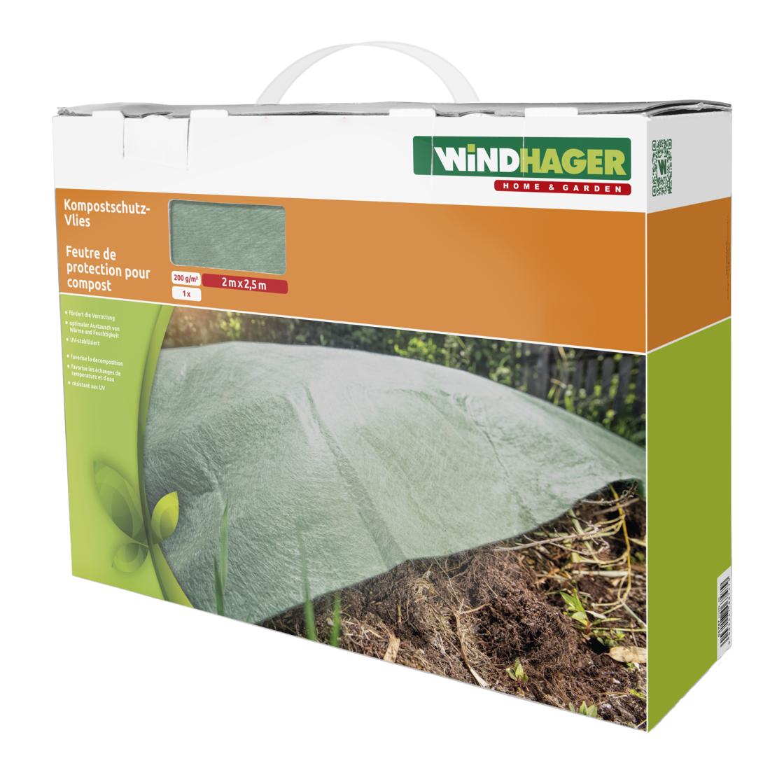 Windhager Kompostschutz-Vlies Dunkles Grün