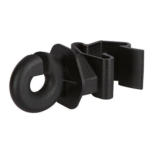 AKO T-Pfosten Ringisolator, schwarz
