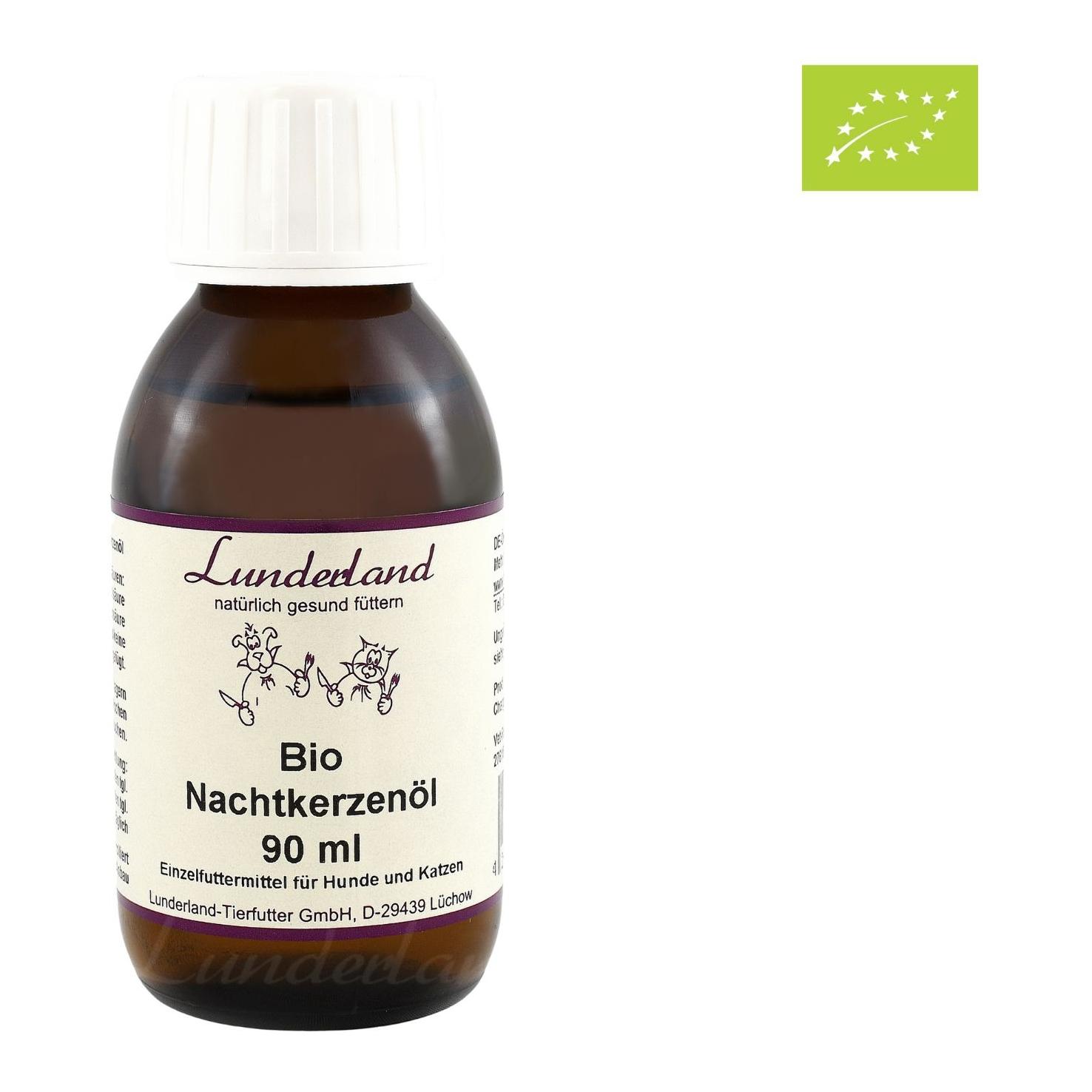 Lunderland Bio-Nachtkerzenöl - Einzelfuttermittel für Hunde und Katzen