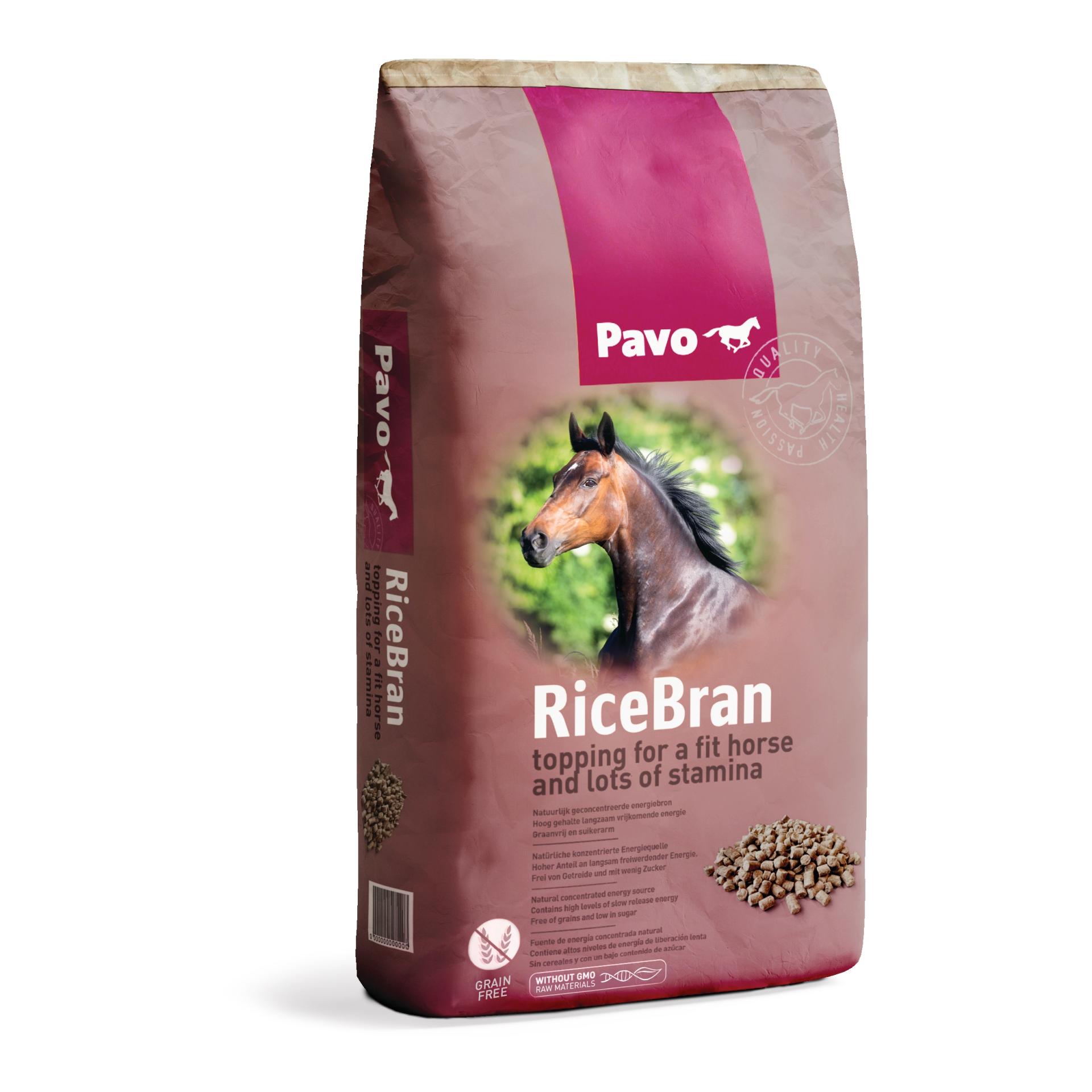 Pavo Pferdefutter RiceBran