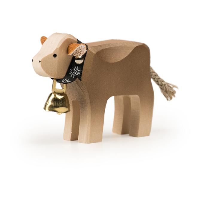 Trauffer Kalb mit Glocke Braunvieh