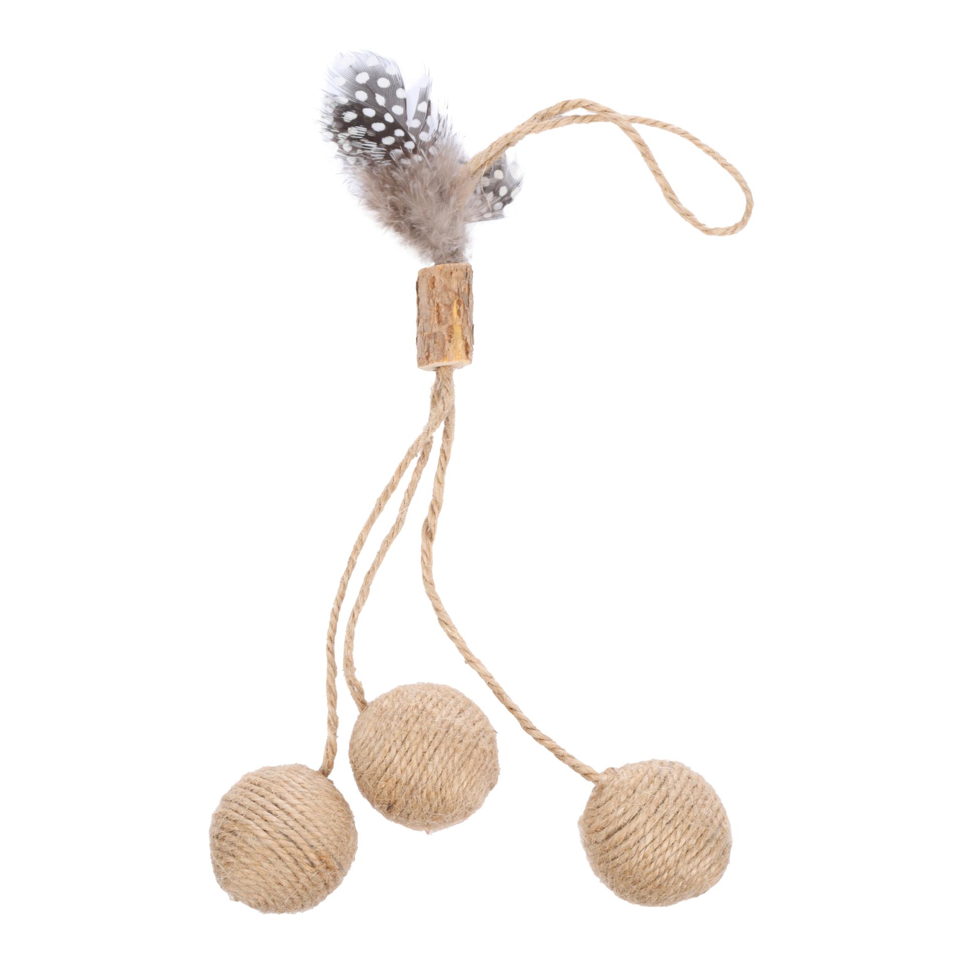 FLAMINGO Spielzeug Yutsa Ball Braun