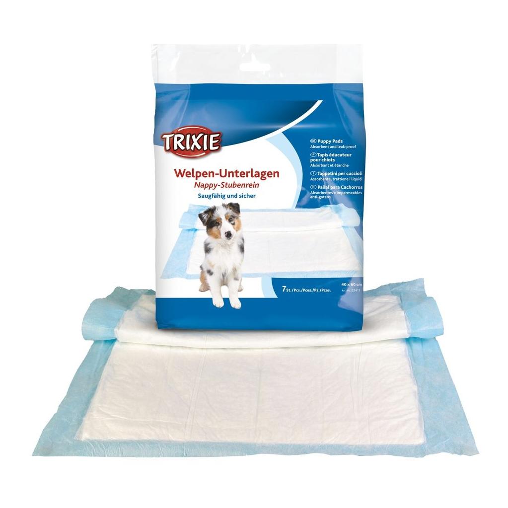 TRIXIE Urinunterlage Nappy-Stubenrein 60 x 60 cm 10 Stück Weiss