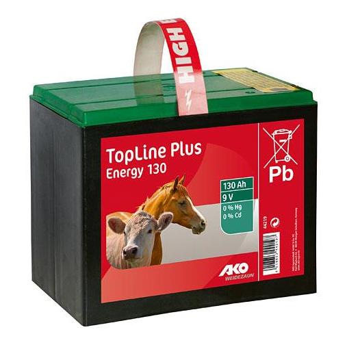 AKO TopLine Trockenbatterie 130 Ah Schwarz/Grün