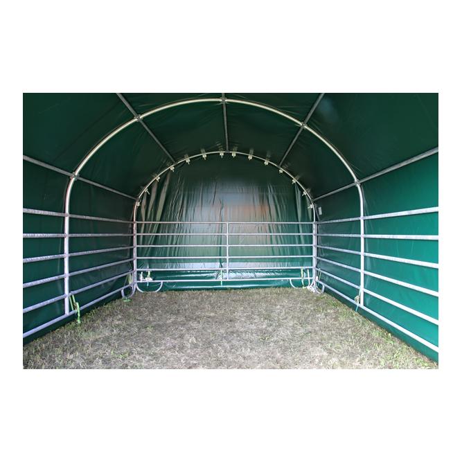 Coverall Giebelwand aus PVC mit Giebelüberhang