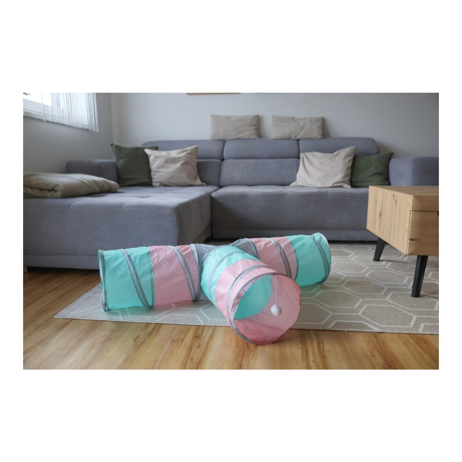 Kerbl Pet Tunnel pour chat Triangle