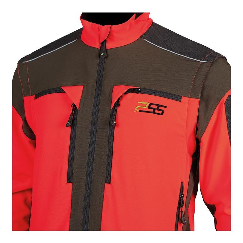 PSS X-treme Vario Funktionsjacke grün / neonrot