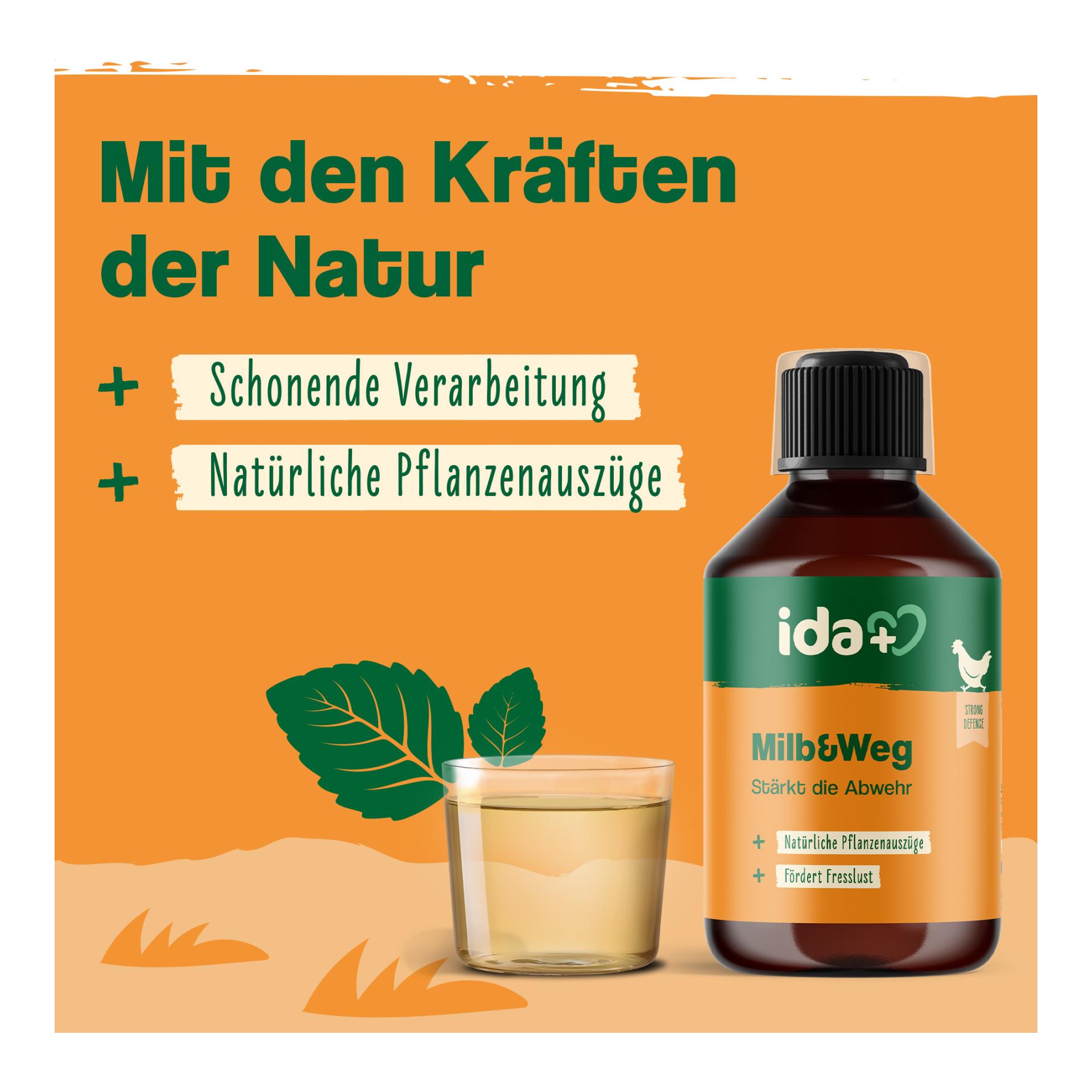 IdaPlus Milb &amp; Weg – complément alimentaire avec extraits naturels de plantes