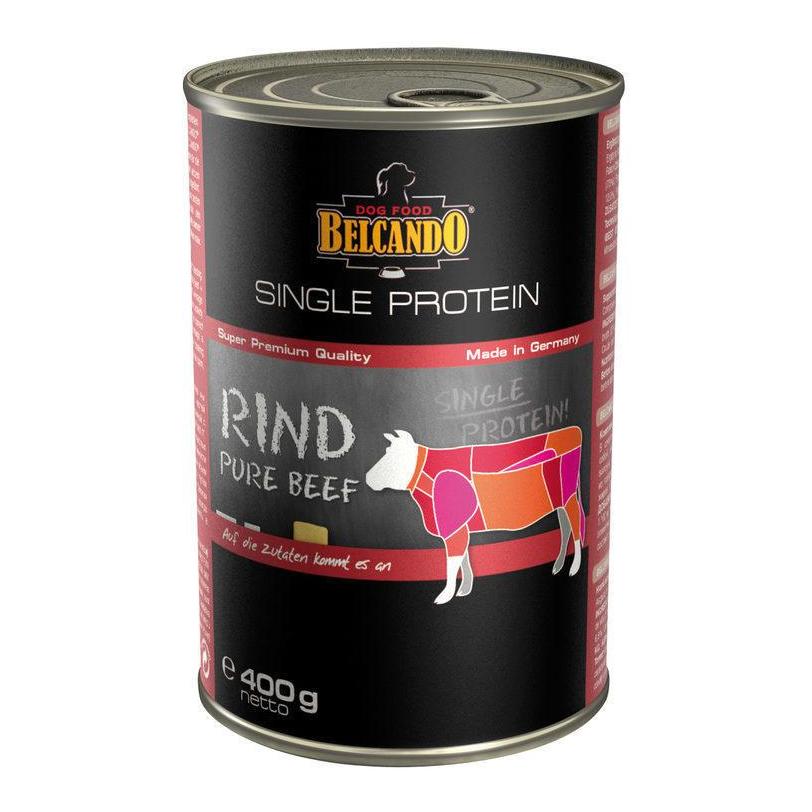 BELCANDO Rind Nassfutter Sortenrein ohne künstlich Zusätze Dose 400 g
