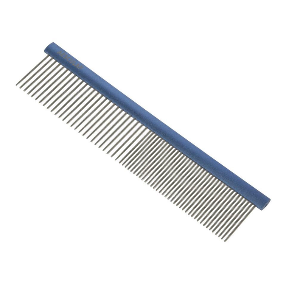 Kerbl Pet Peigne à fourrure avec manche en aluminium - bleu