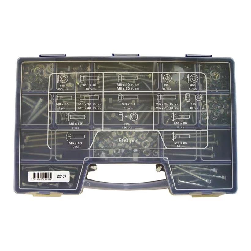 bestaPAC Metallschraubenkoffer 560St