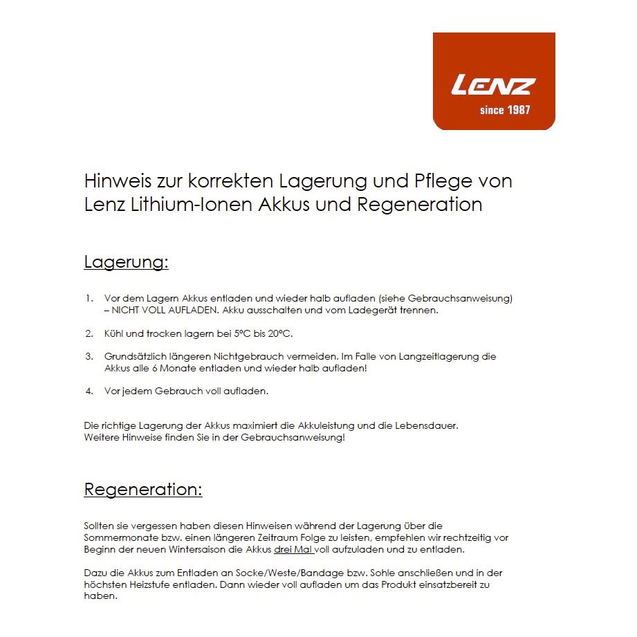 Lenz Lithium Pack rcB 1200 - Batterie