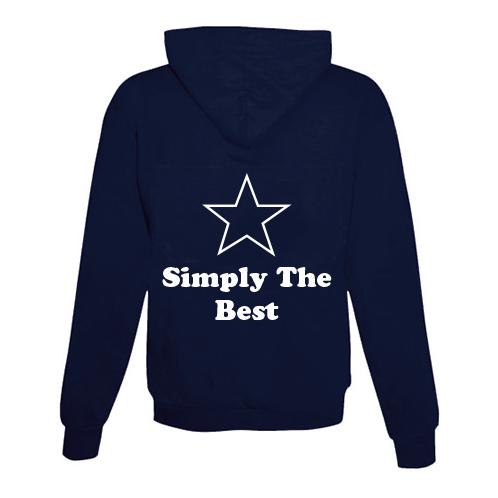 Hoodie mit Zipper The Best Unisex