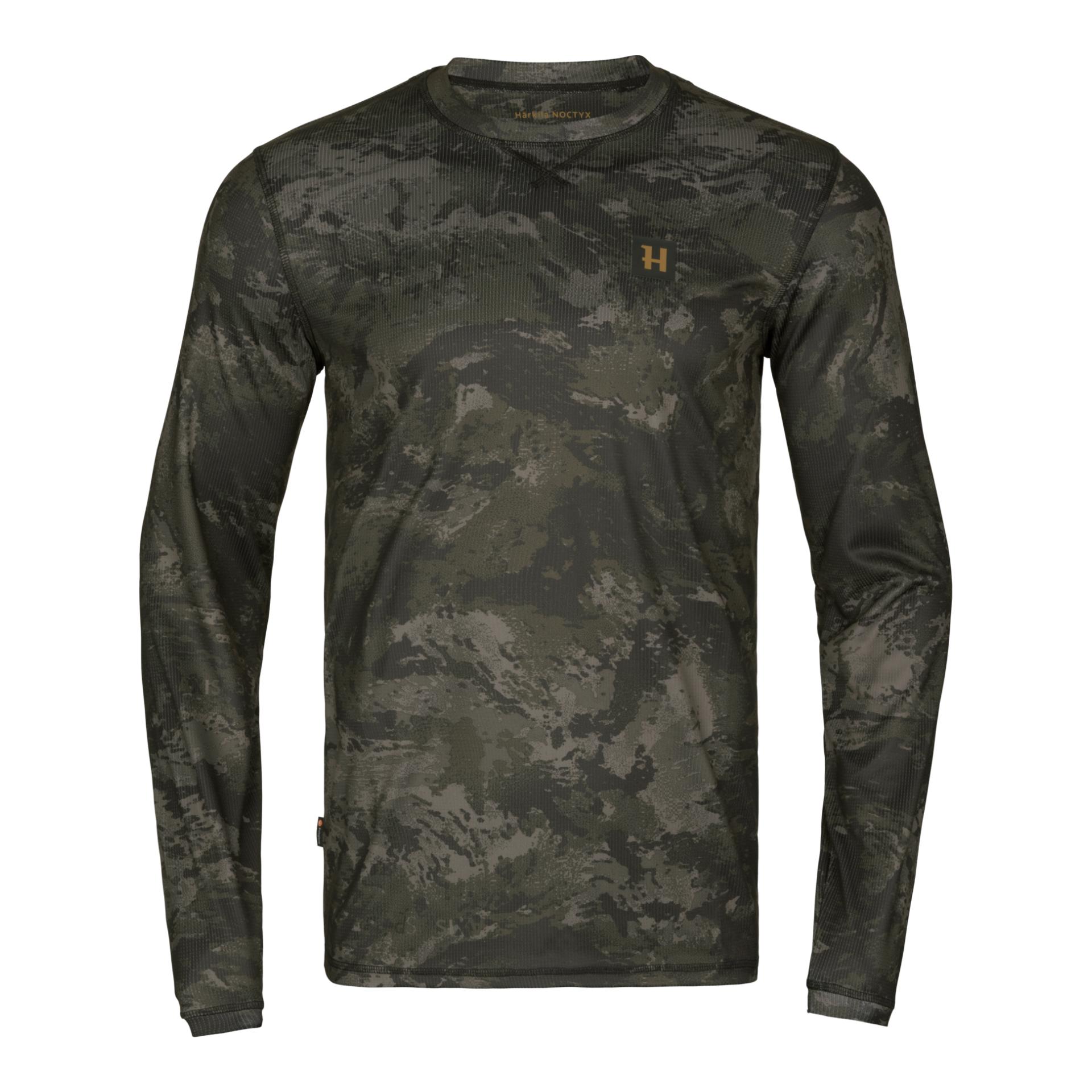 Härkila NOCTYX Camo Langarmshirt AXIS MSP®Black
