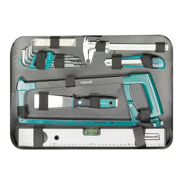 technocraft ABS-Werkzeug-Koffer "TOP CHROME 152"