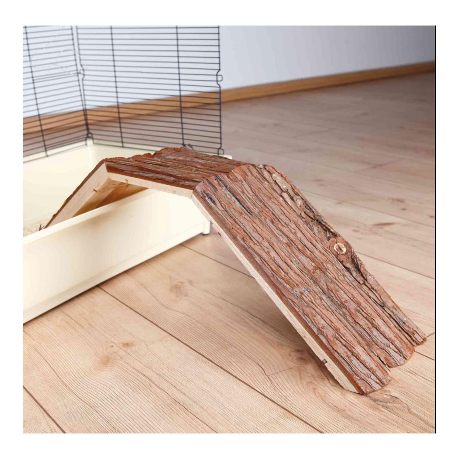 TRIXIE Pont cage en bois d'écorce