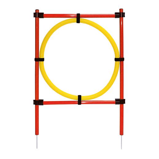 Kerbl Pet Agility Komplett-Set 3-teilig- rot/gelb