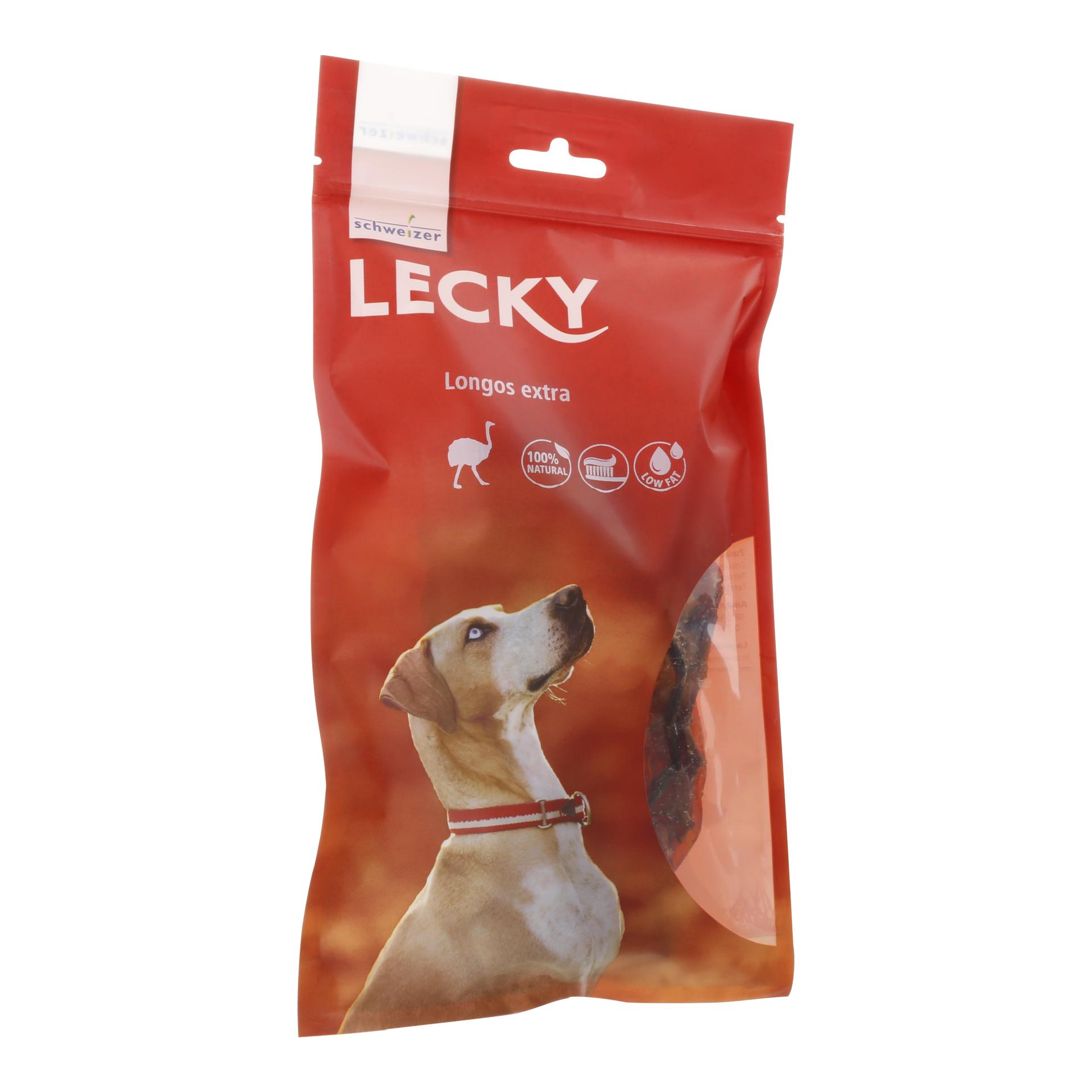 LECKY Kausnack Longos Extra 14 - 15 cm Rot