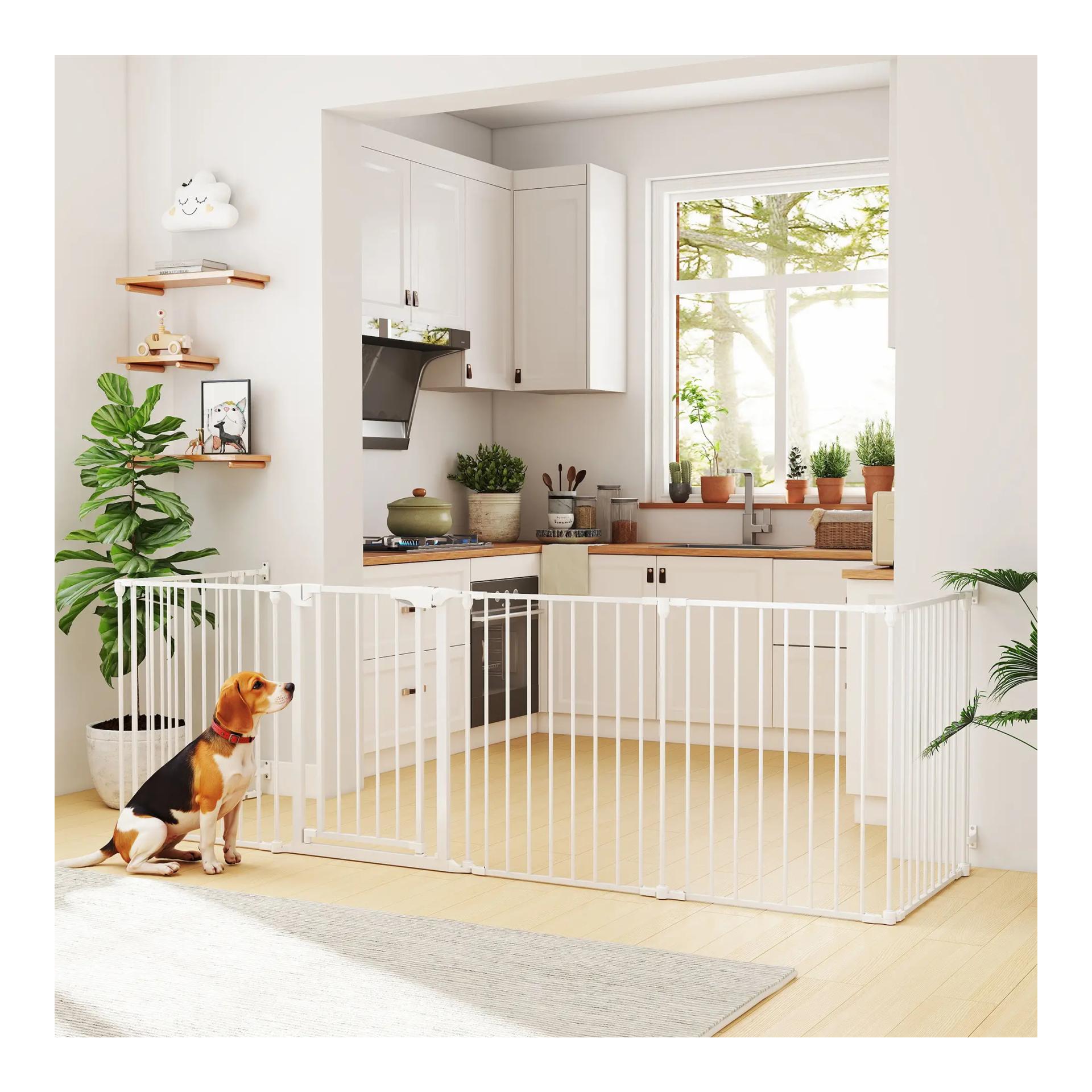 Mainer Barrière pour chien avec porte