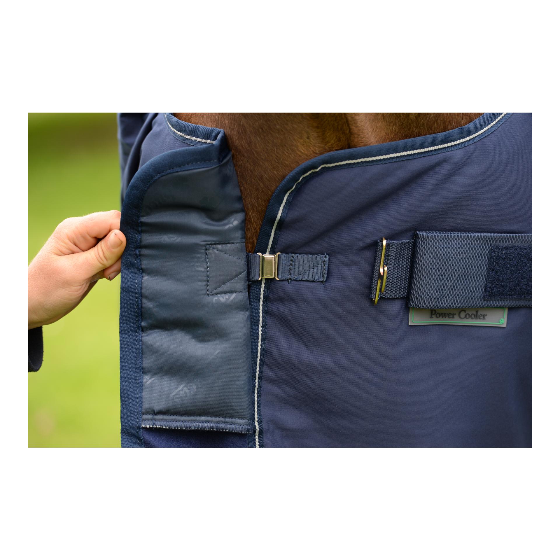Bucas Abschwitzdecke Power Cooler - blau