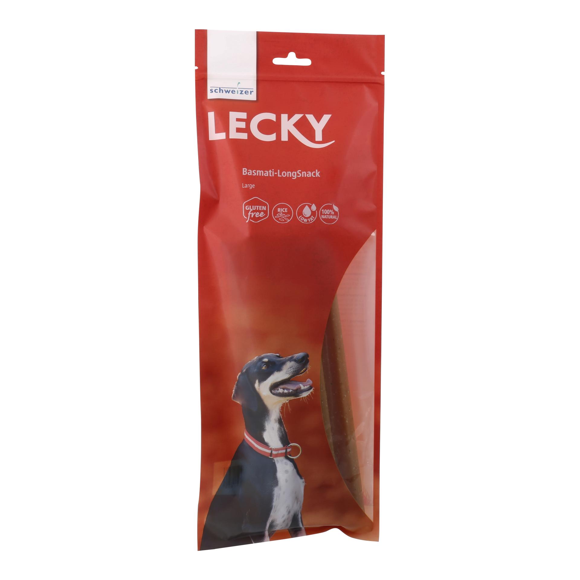 LECKY Article à mâcher végan longues friandises au basmati sans gluten