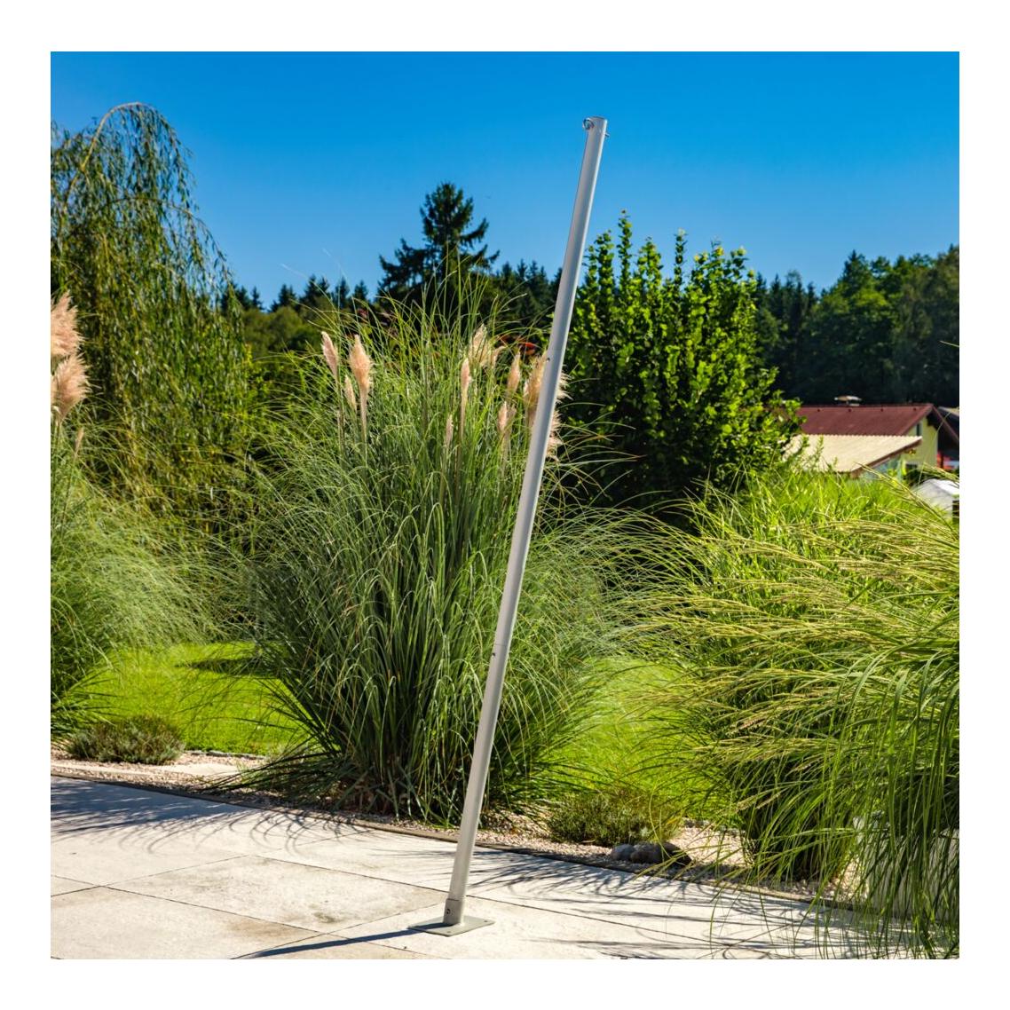 Windhager Sonnensegelmast - Set Basic Aluminium