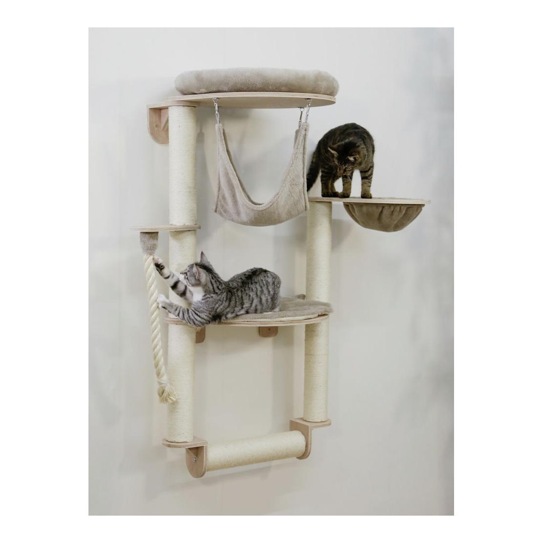 Kerbl Pet Arbre à chat mural Dolomit Grappa Pro - taupe
