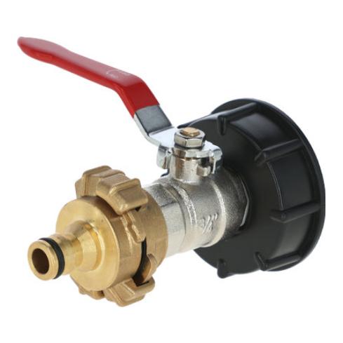 Kerbl IBC Adapter S60x6, mit Geka Kupplung und Gardena-Anschluss